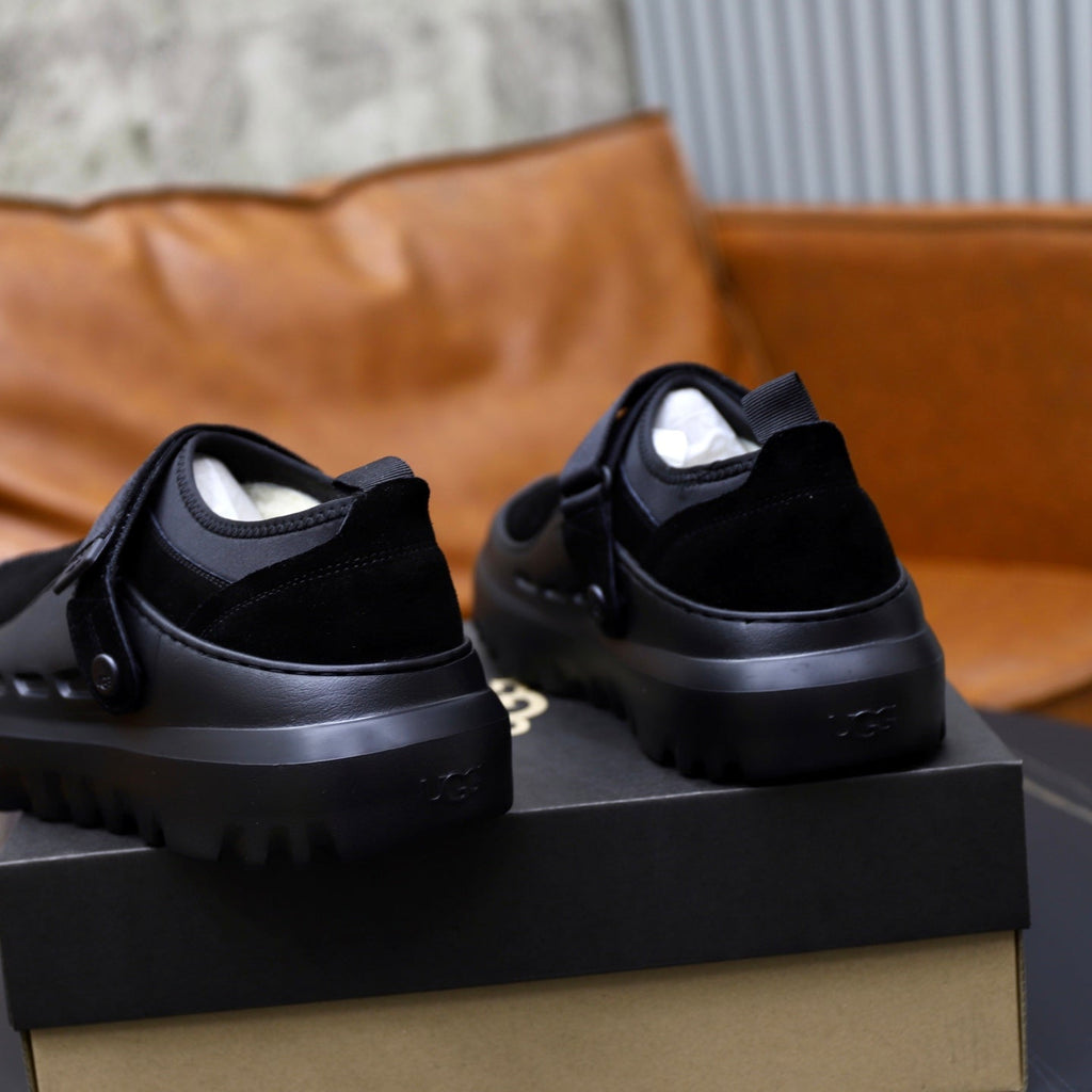 UGG Black Strap Platform Casual Shoes