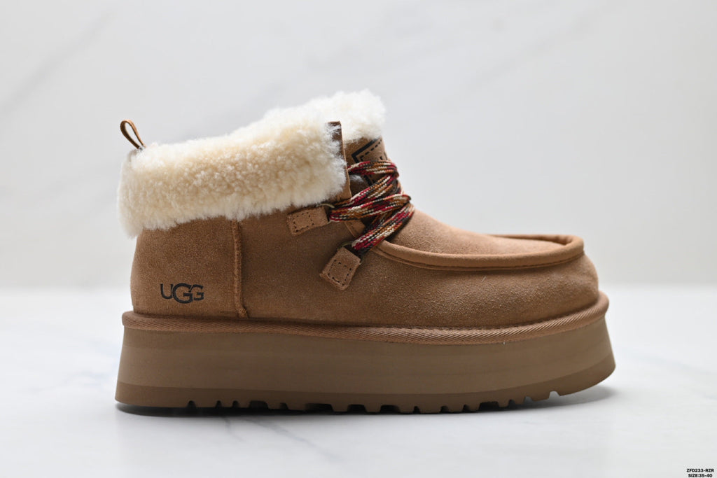 UGG Funkarra Shearling Platform Winter Boots
