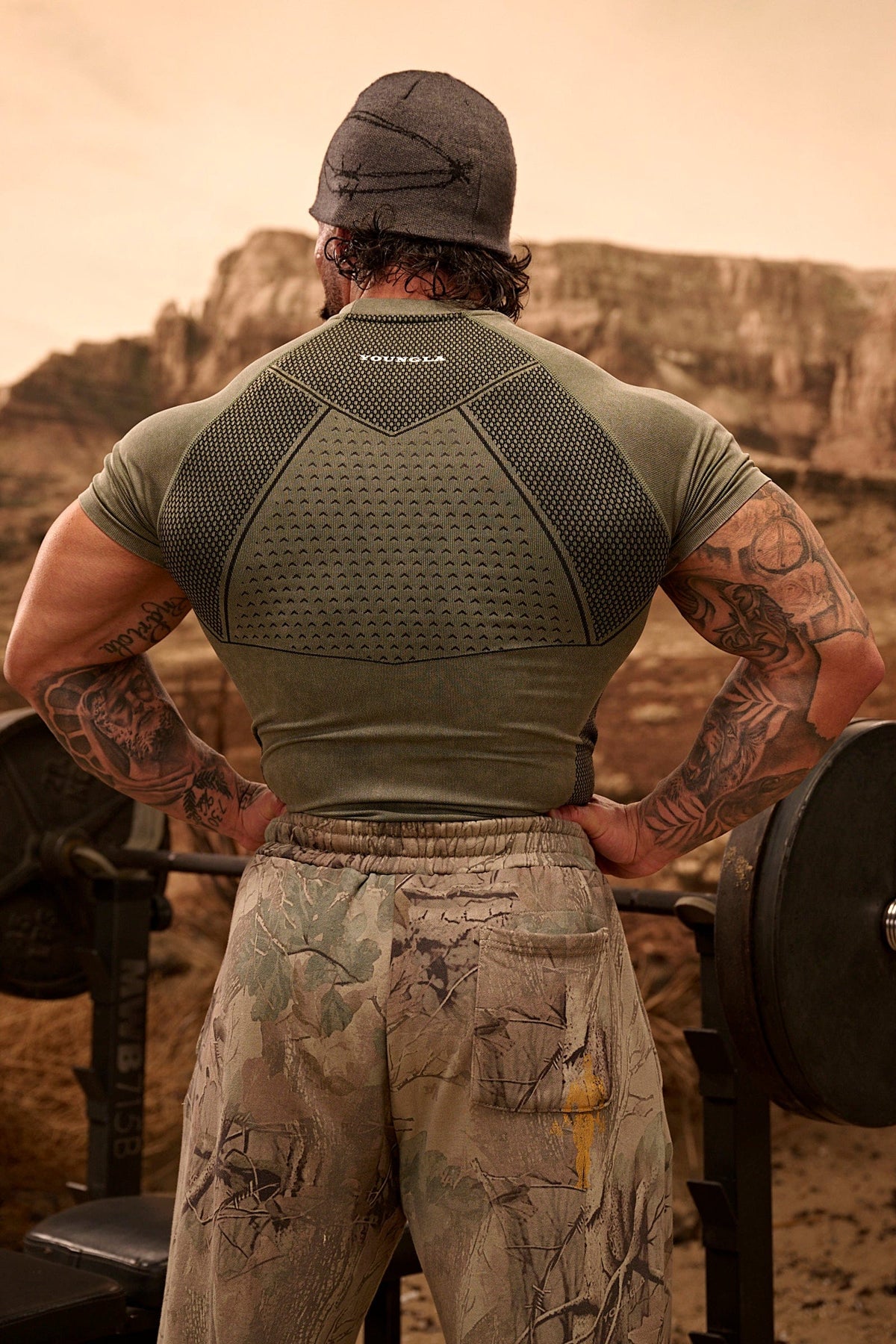 4286 - Gold's Iron Legacy Compression Tees