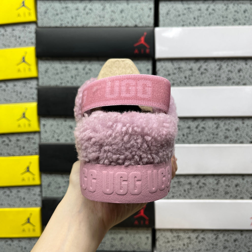 UGG Sherpa Platform Slipper – Mauve (Sizes 35–40)