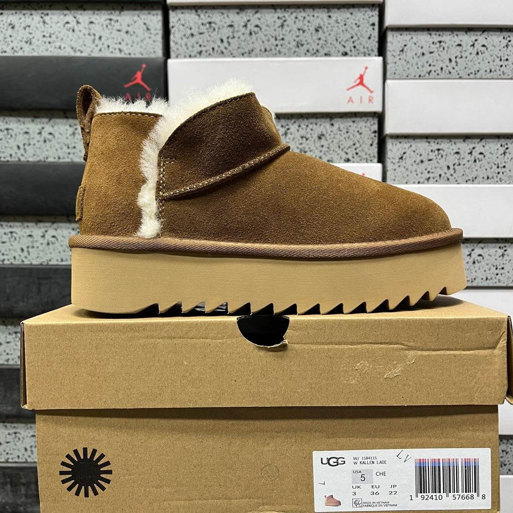 UGG Classic Ultra Mini Platform Boot – Chestnut (Sizes 35–40)