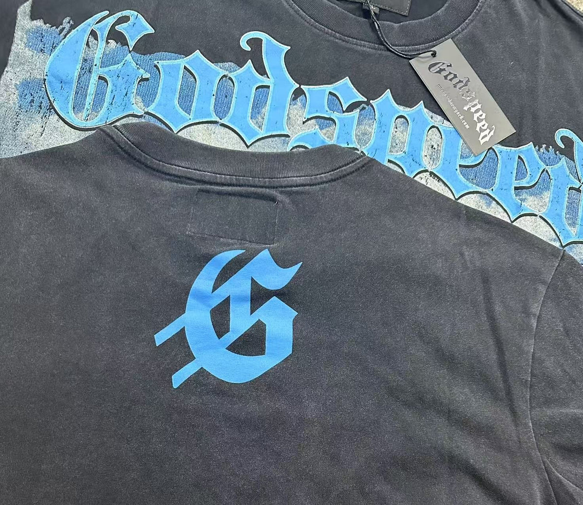 Godspeed Washed Black Rock Graphic T-Shirt