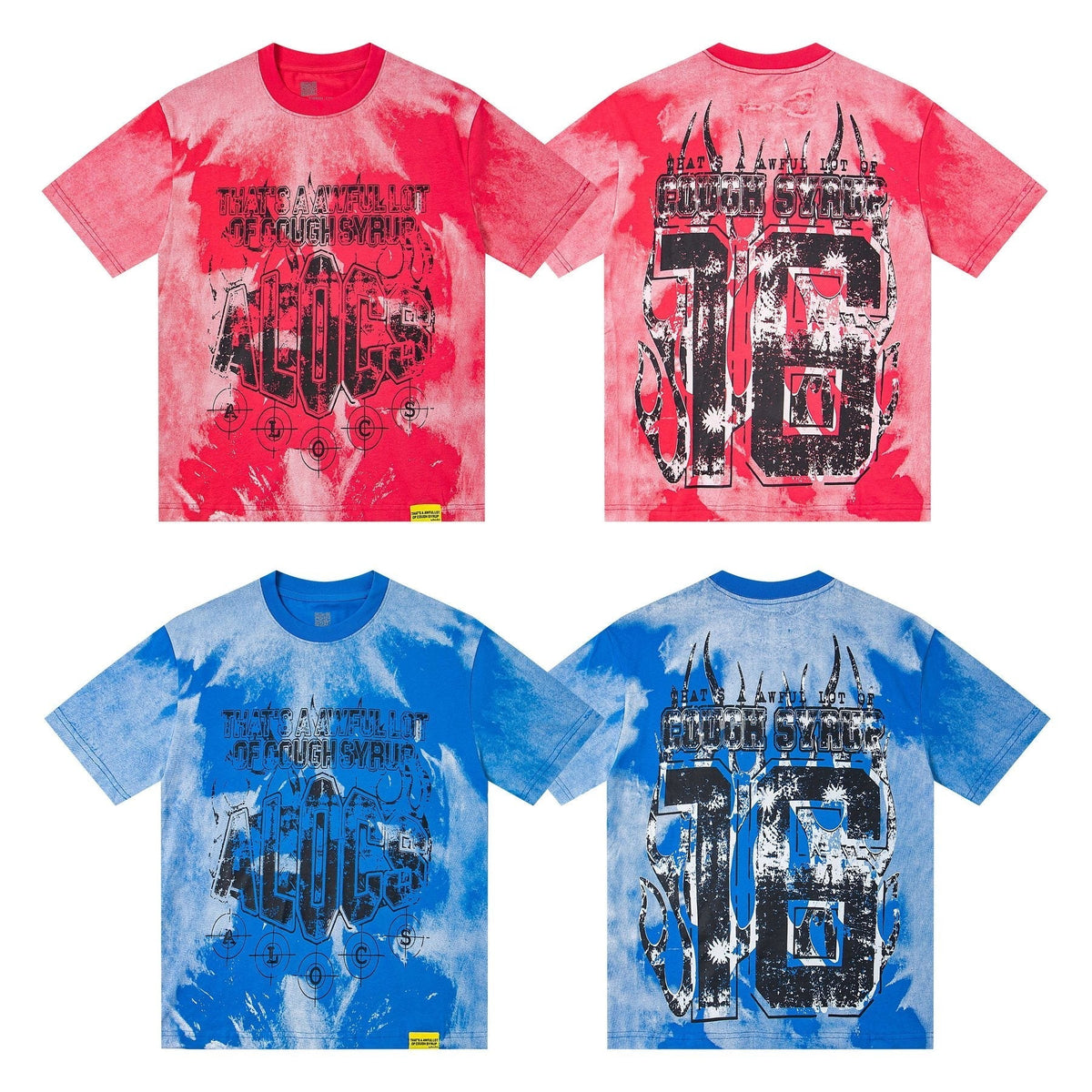 THAT'S A AWFUL LOT OF COUGH SYRUP Tie-Dye Graphic T-Shirt