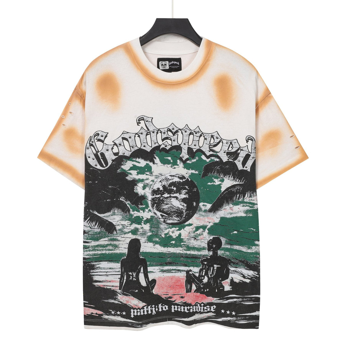 Godspeed Puffito Paradise Spray-Dye Graphic T-Shirt