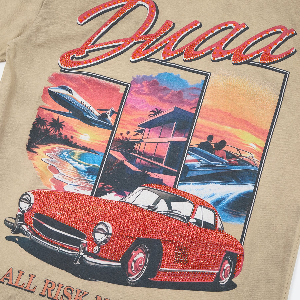 DUAA All Risk Car Graphic T-Shirt