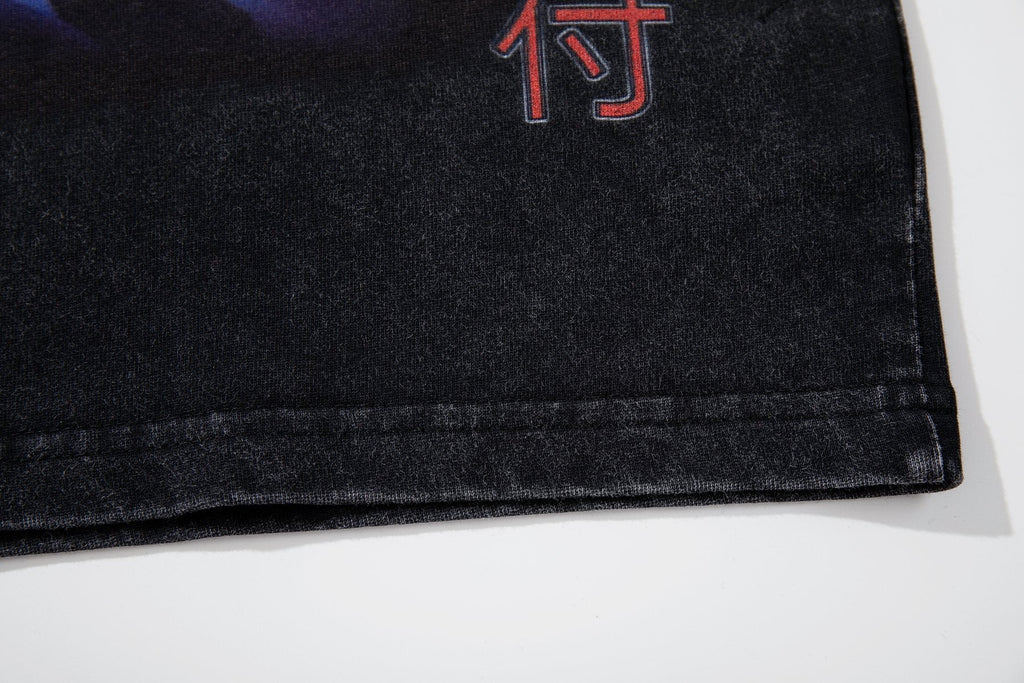MAJESTIK P71 Rhinestone Graphic T-Shirt