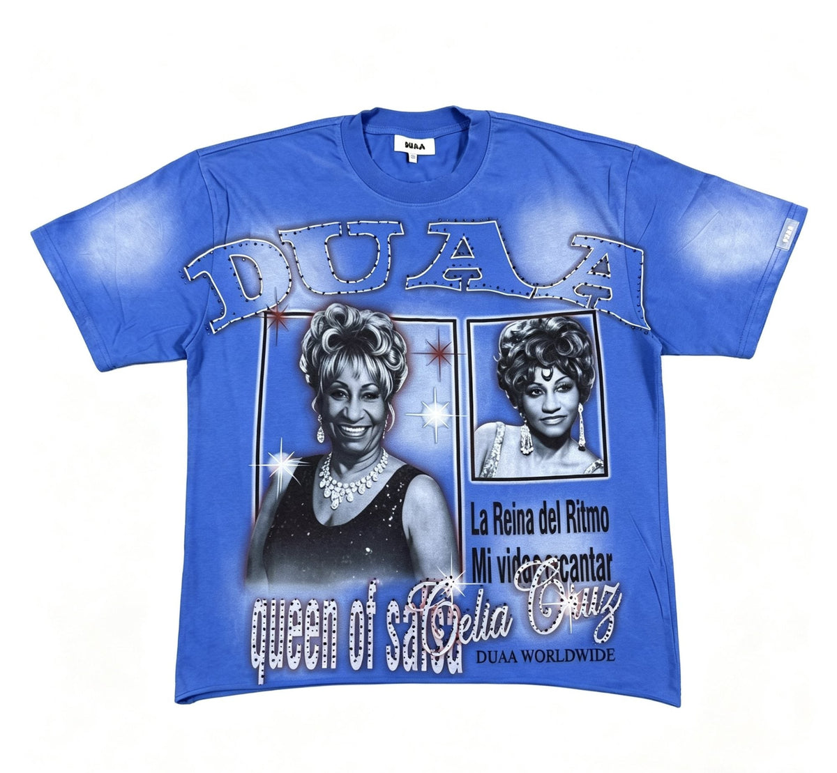DUAA New Age Distressed Graphic T-Shirt