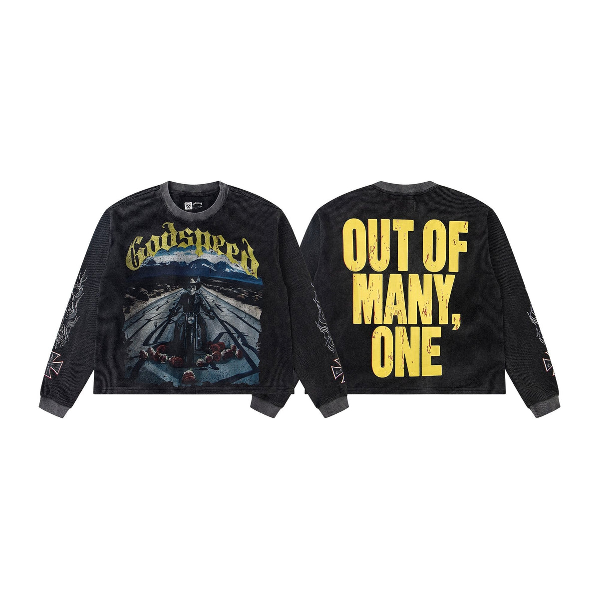 Godspeed Out of Many One Graphic Long-Sleeve T-Shirt