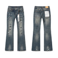 Purple Brand Distressed Flared Jeans