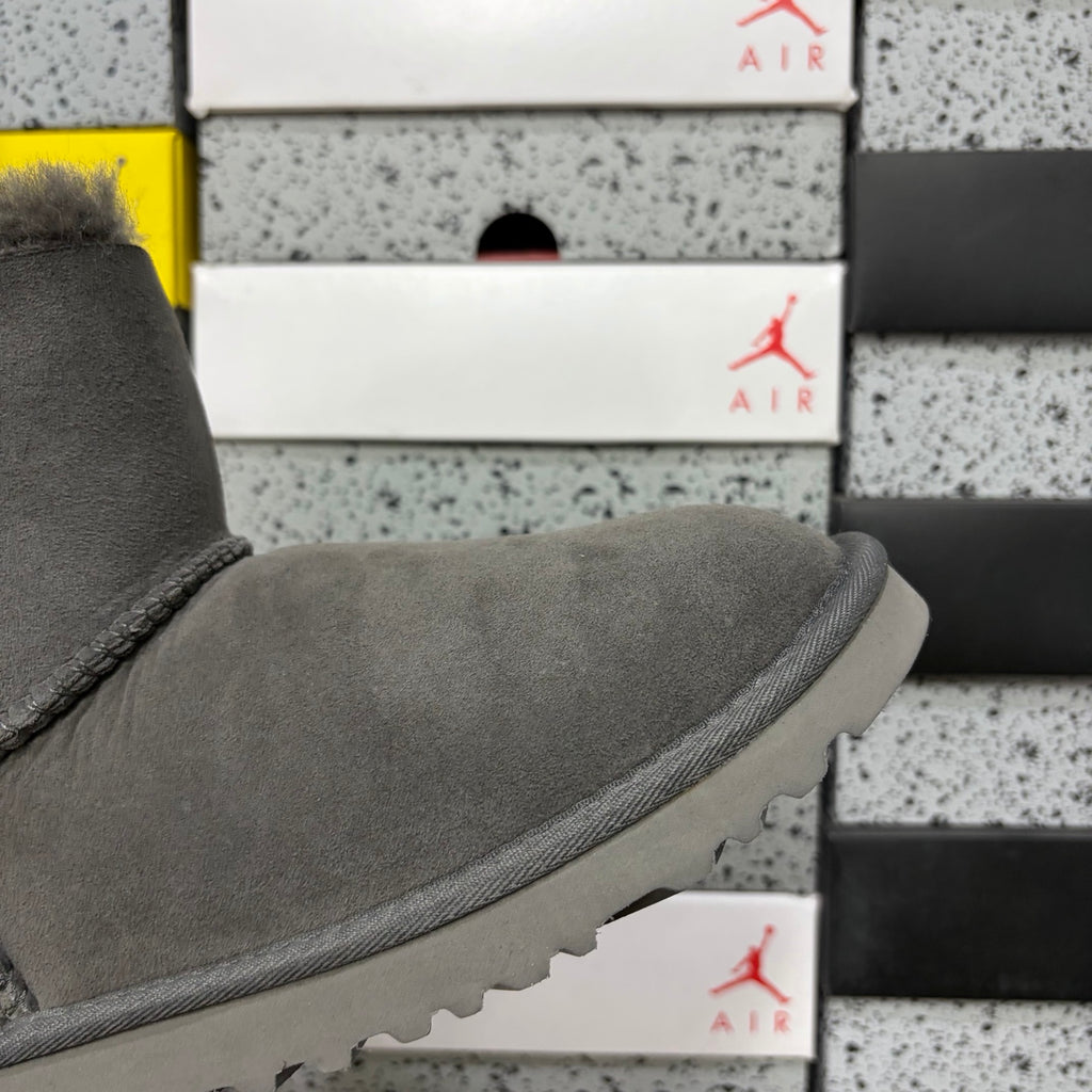 UGG Bailey Button Mini Boot – Gray