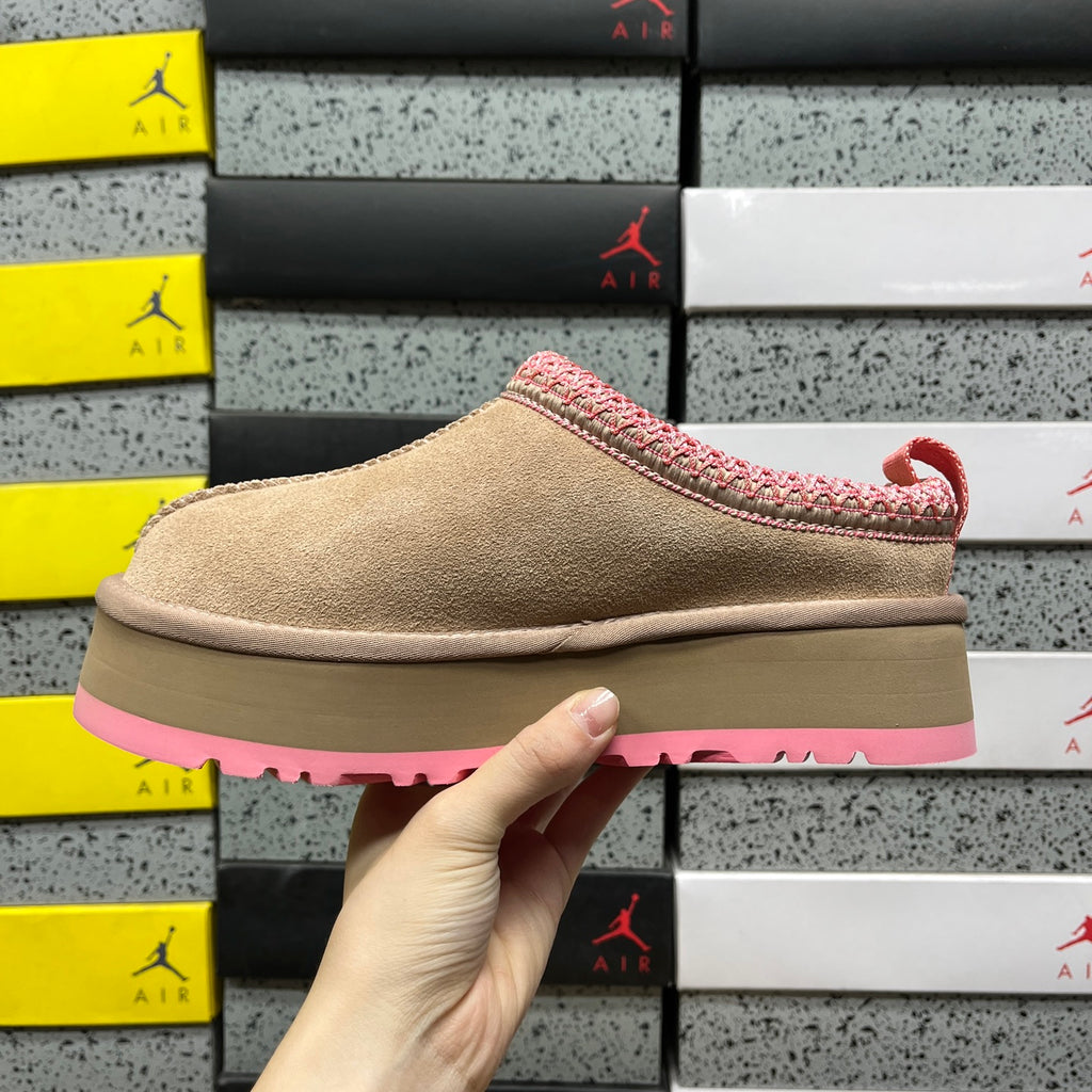 UGG Classic Ultra Mini Boot – Sand & Pink SugarSole (Sizes 35–40)