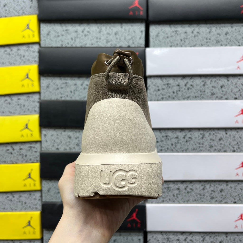 UGG Lace-Up Chukka Boot – Olive | Chunky Platform