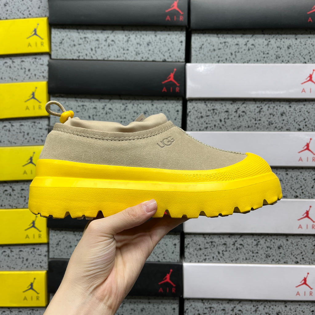 UGG Platform Sneaker – Sand & Yellow (Sizes 35–45)