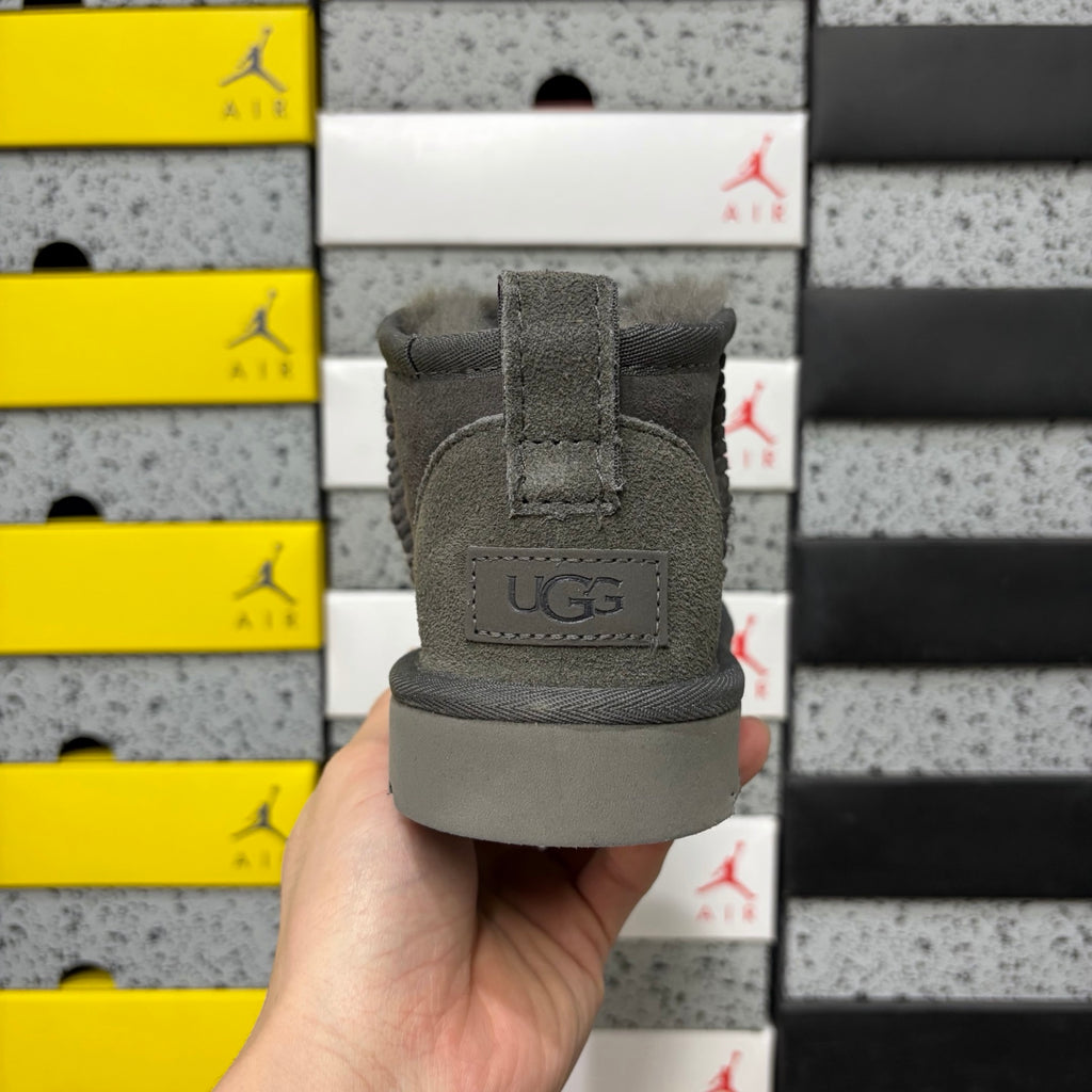UGG Ultra Mini Boot – Charcoal (Sizes 35–44)