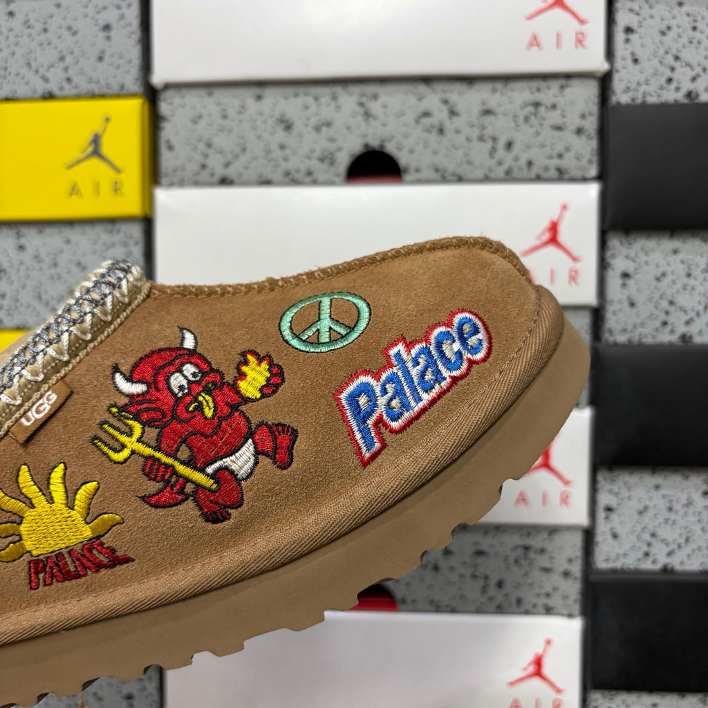 UGG x Palace Tazz Mule – Chestnut (Sizes 36–45)