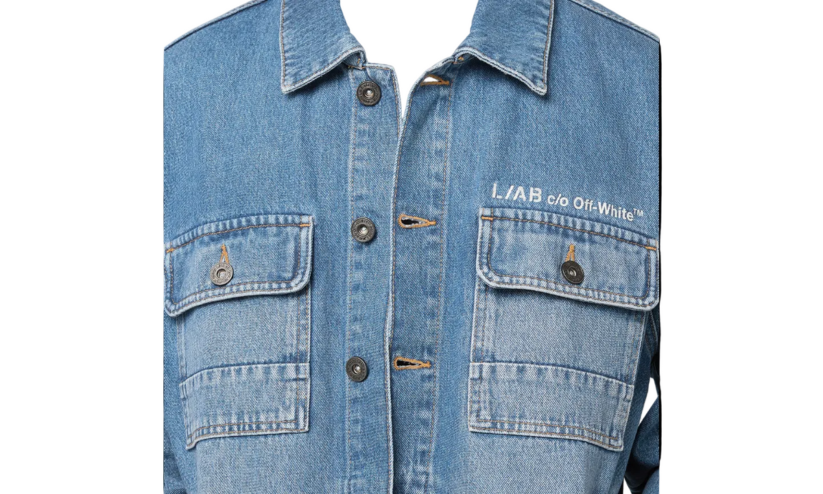 L/AB Zip Trucker Denim Jacket