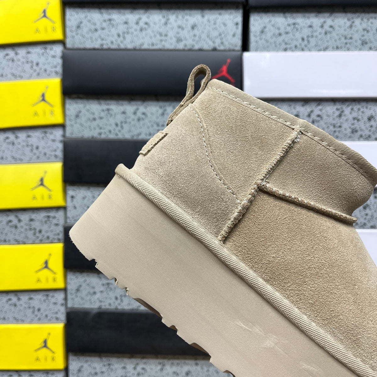 UGG Classic Ultra Mini Platform Boot – Mustard Sand (Sizes 35–40)