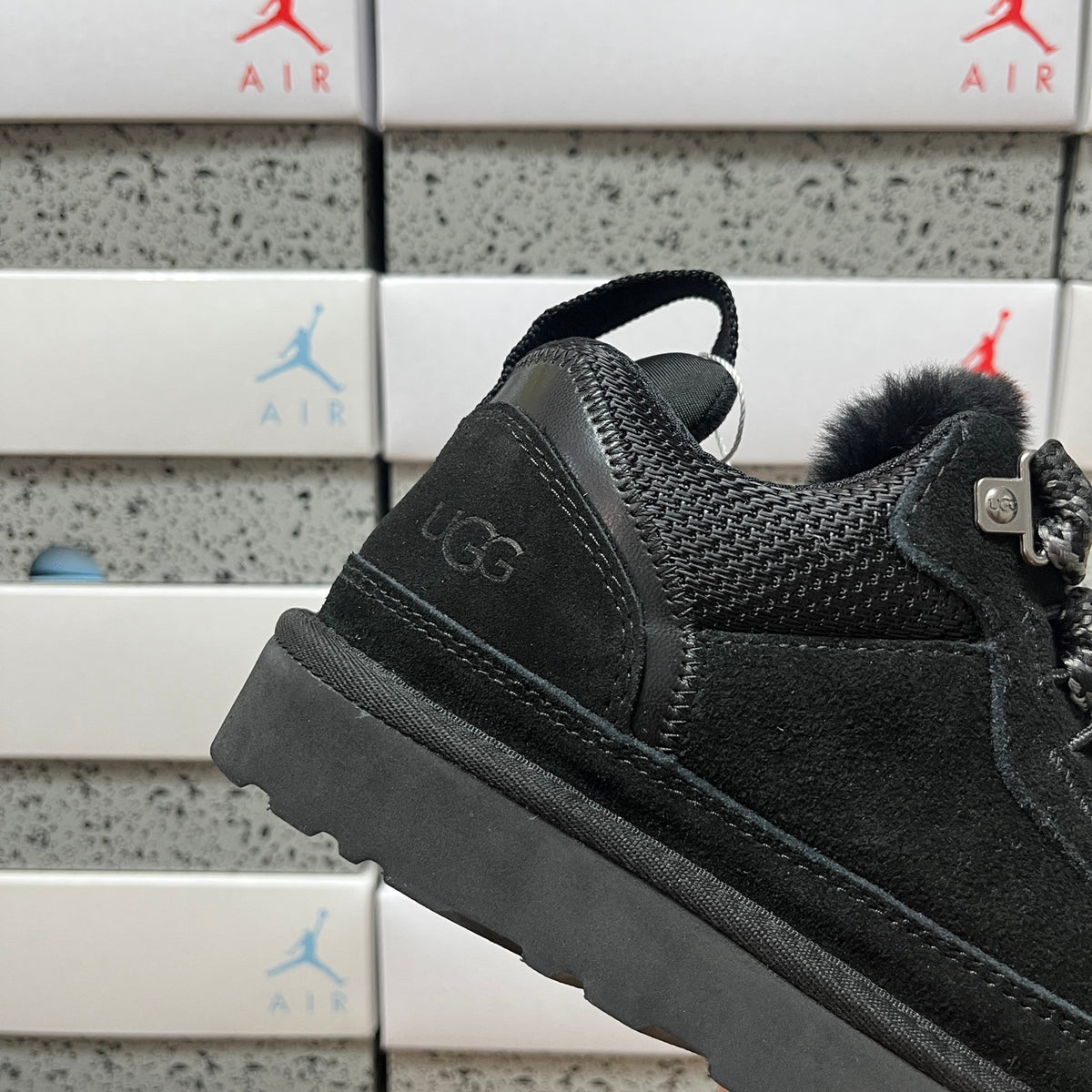 UGG Lowmel Sneaker Boot – Black (Sizes 35–40)