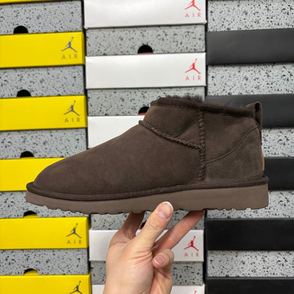 UGG Classic Ultra Mini Boot – Chocolate (Sizes 35–44)