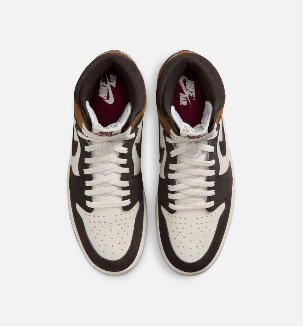 Air Jordan 1 Retro High OG 'Love Letter' - Men's Lifestyle Sneaker (Shadow Brown/Team Red/Light British Tan)
