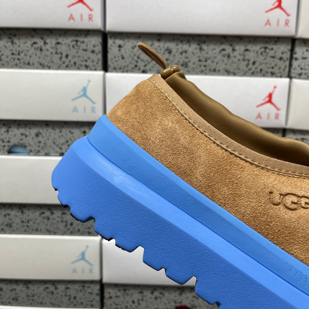UGG Tasman Weather Hybrid – Camel/Blue (Sizes 39–44)