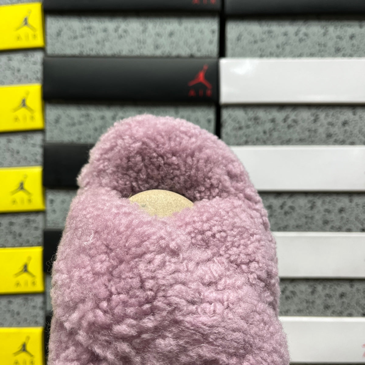 UGG Sherpa Platform Slipper – Mauve (Sizes 35–40)
