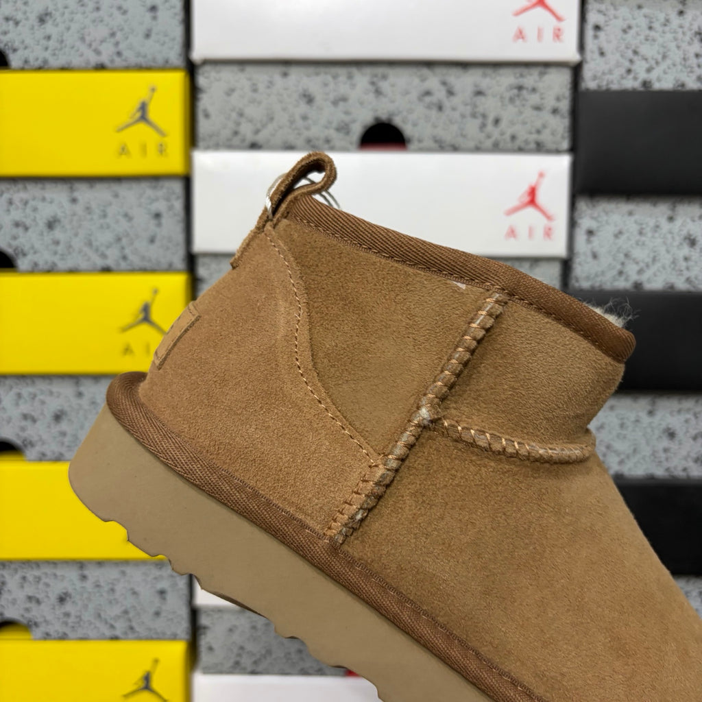 UGG Classic Ultra Mini Boot – Chestnut (Sizes 35–44)