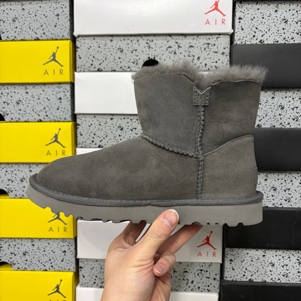 UGG Bailey Button Mini Boot – Gray