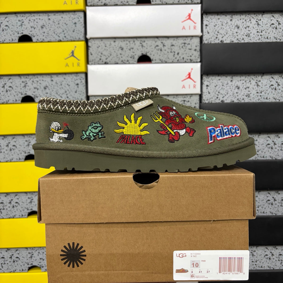 UGG x Palace Tazz Mule – Olive (Sizes 36–45)