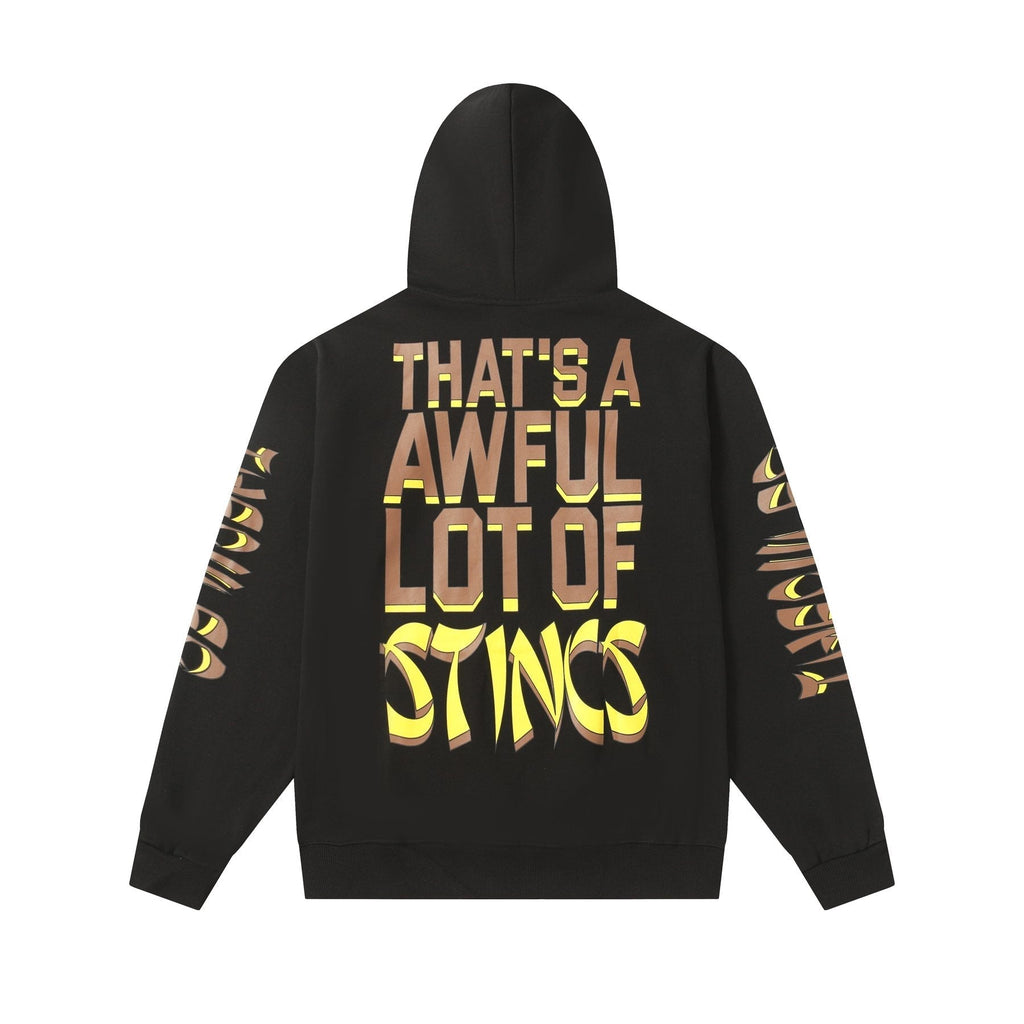 THAT'S A AWFUL LOT OF COUGH SYRUP Stings Character Graphic Hoodie