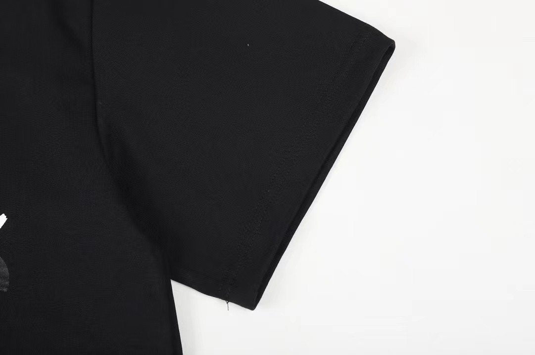 Supreme LV-Style Graffiti Graphic Short-Sleeve T-Shirt
