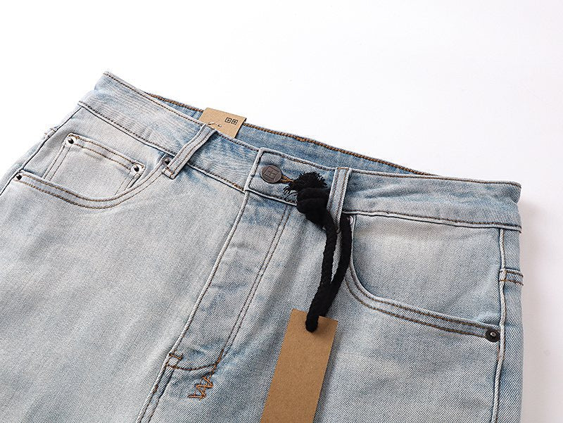 Ksubi Cross Patch Slim Tapered Jeans