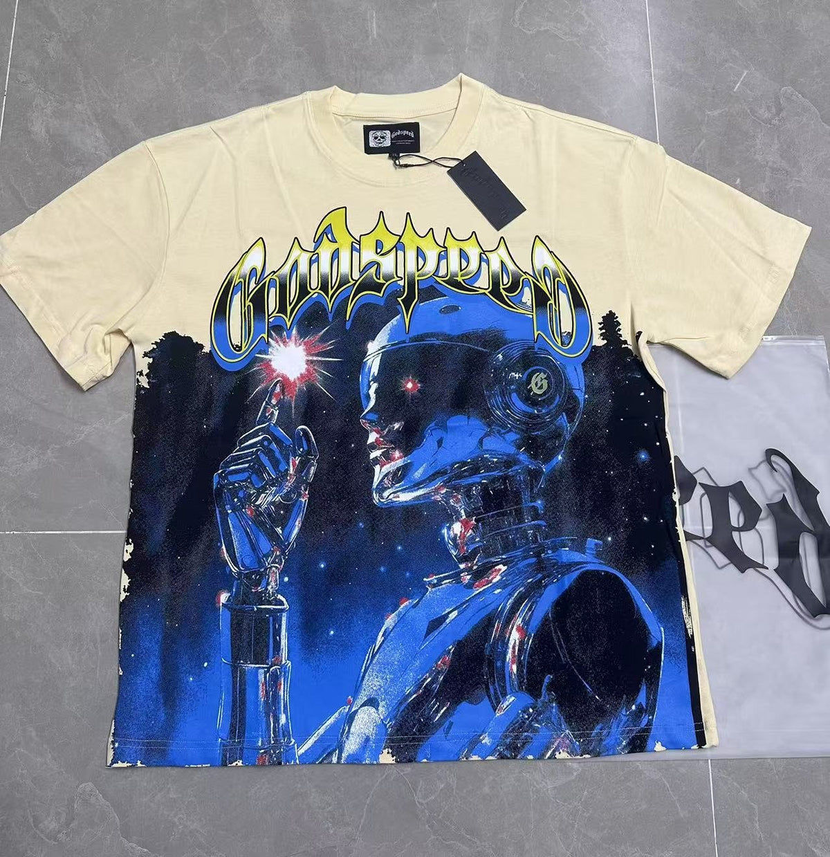 Godspeed Robot Graphic Short-Sleeve T-Shirt