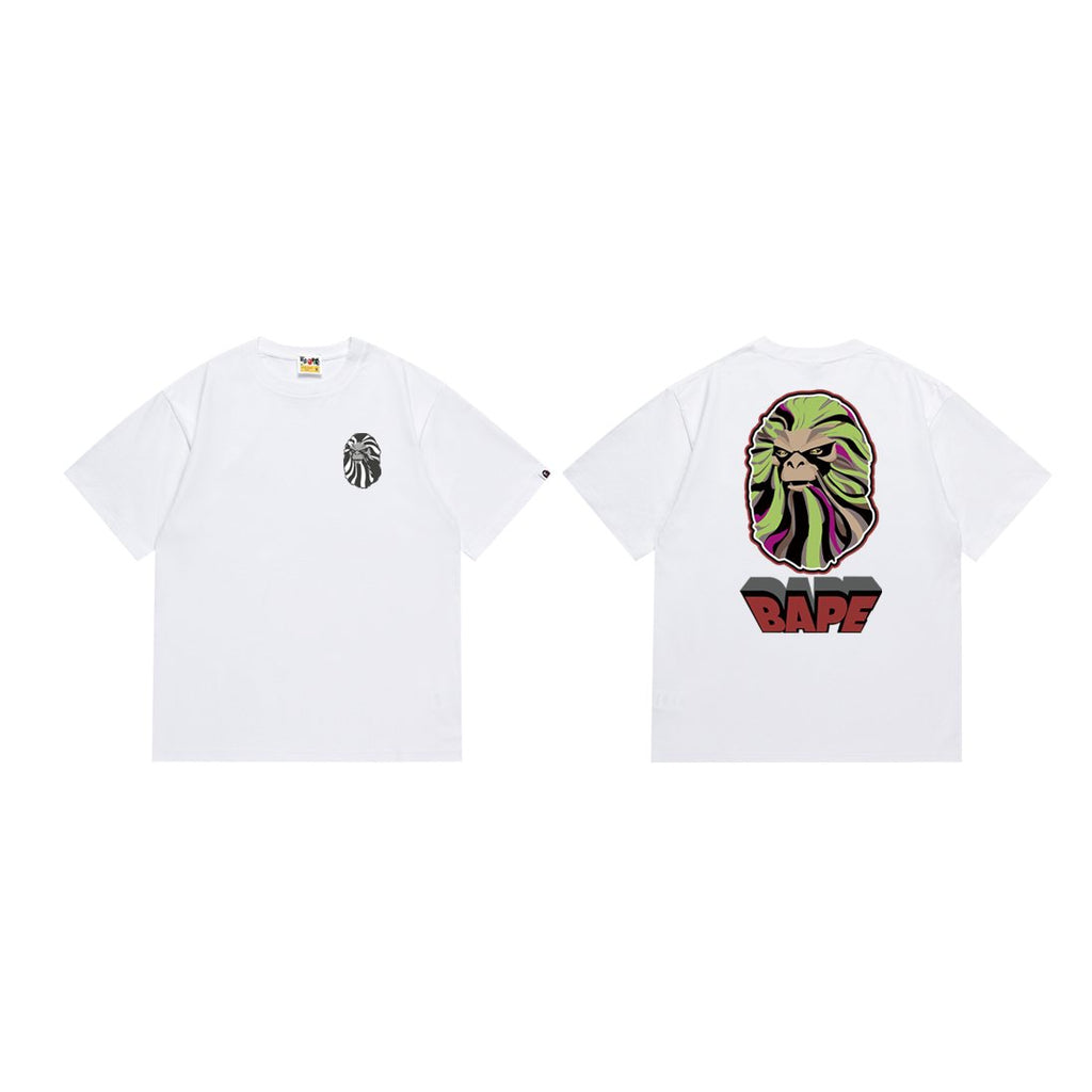 BAPE Animal-Head Back Graphic T-Shirt