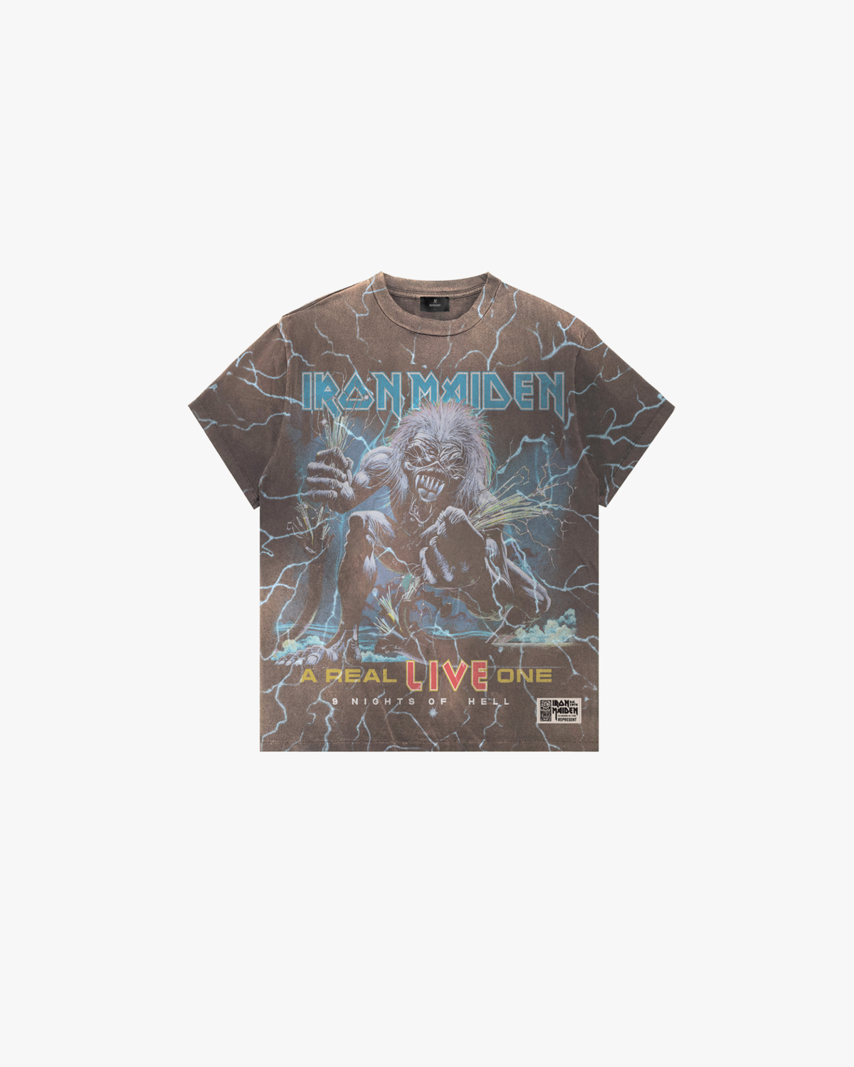 Represent Iron Maiden x A Real Live One Tee
