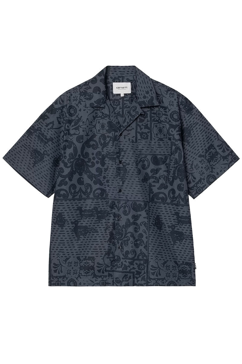 CARHARTT WIP VESTIGE SHIRT S/S Vestige Blue