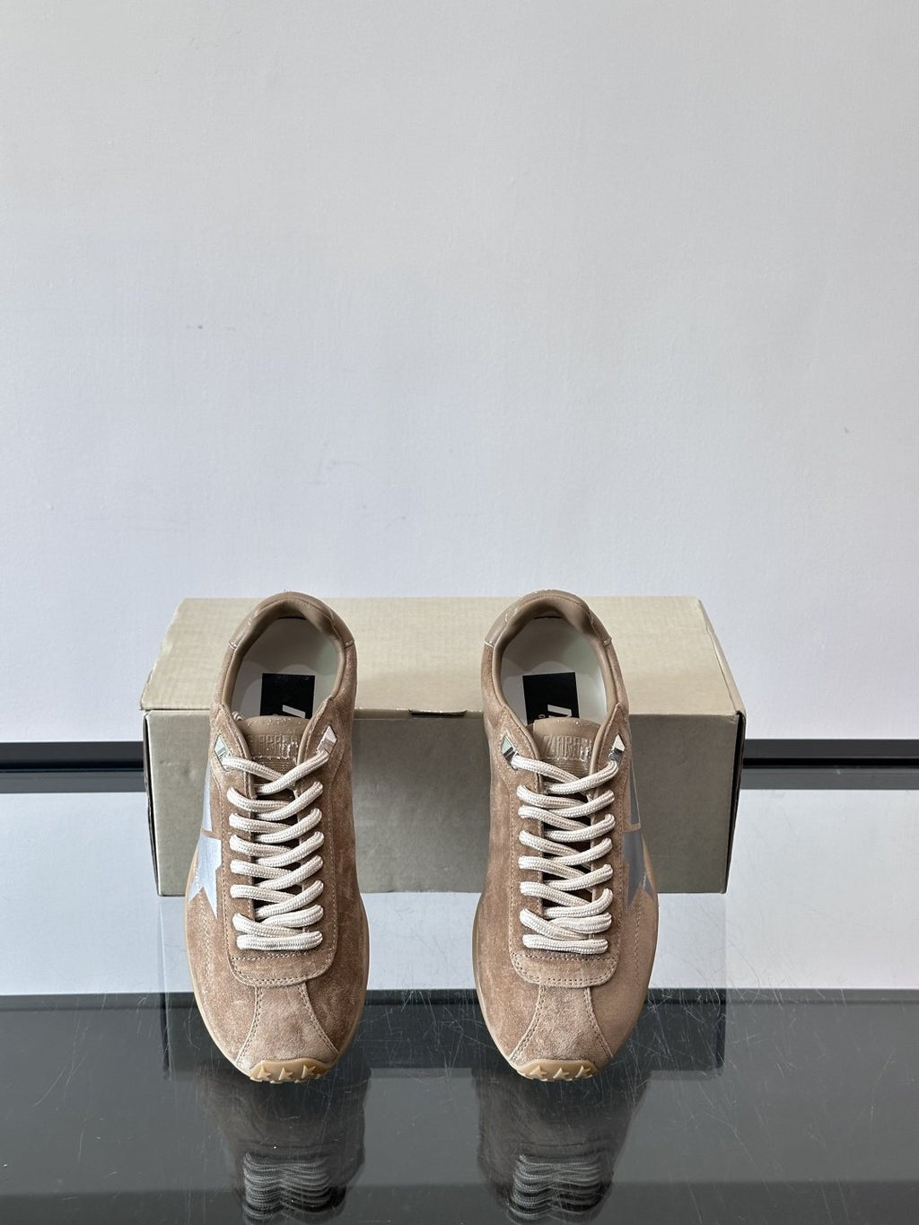 Golden Goose Brown Star Sneakers