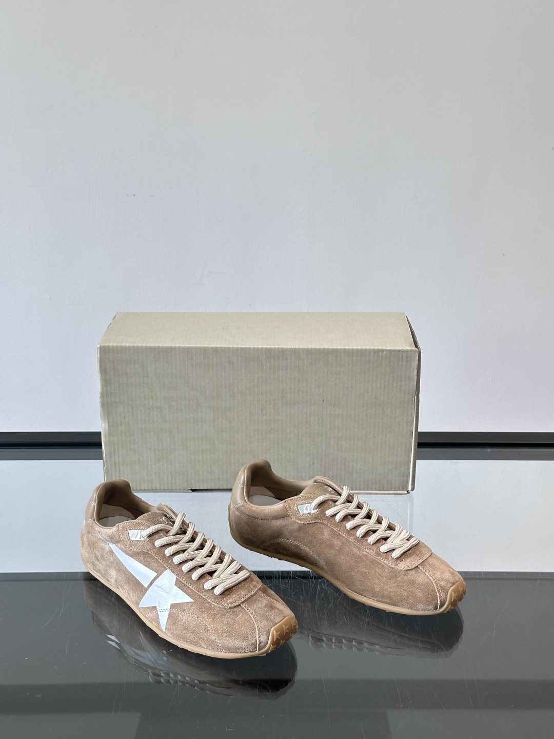 Golden Goose Brown Star Sneakers