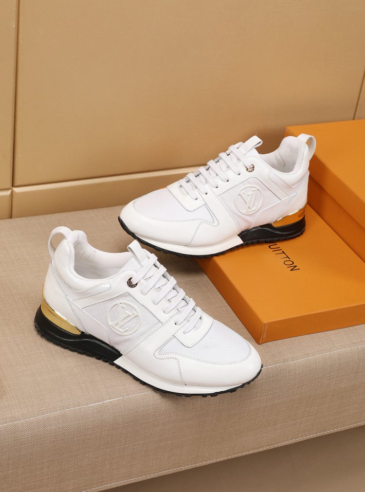 Louis Vuitton White Low-Top Sneakers