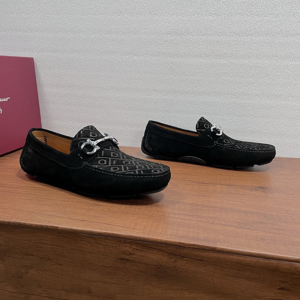 Ferragamo Horsebit Driving Shoes
