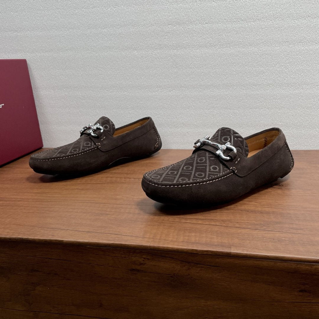 Ferragamo Horsebit Driving Shoes
