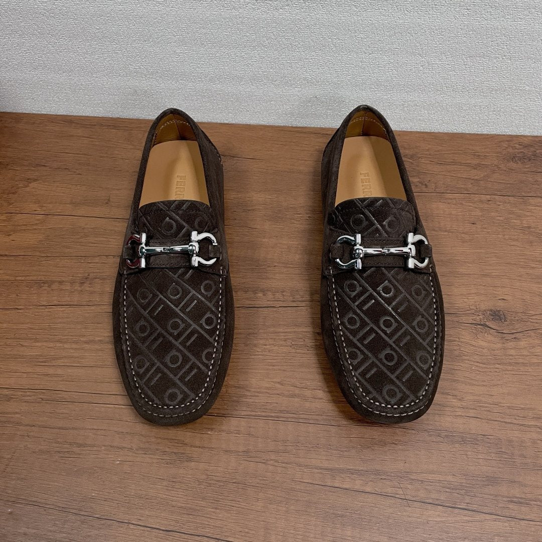 Ferragamo Horsebit Driving Shoes
