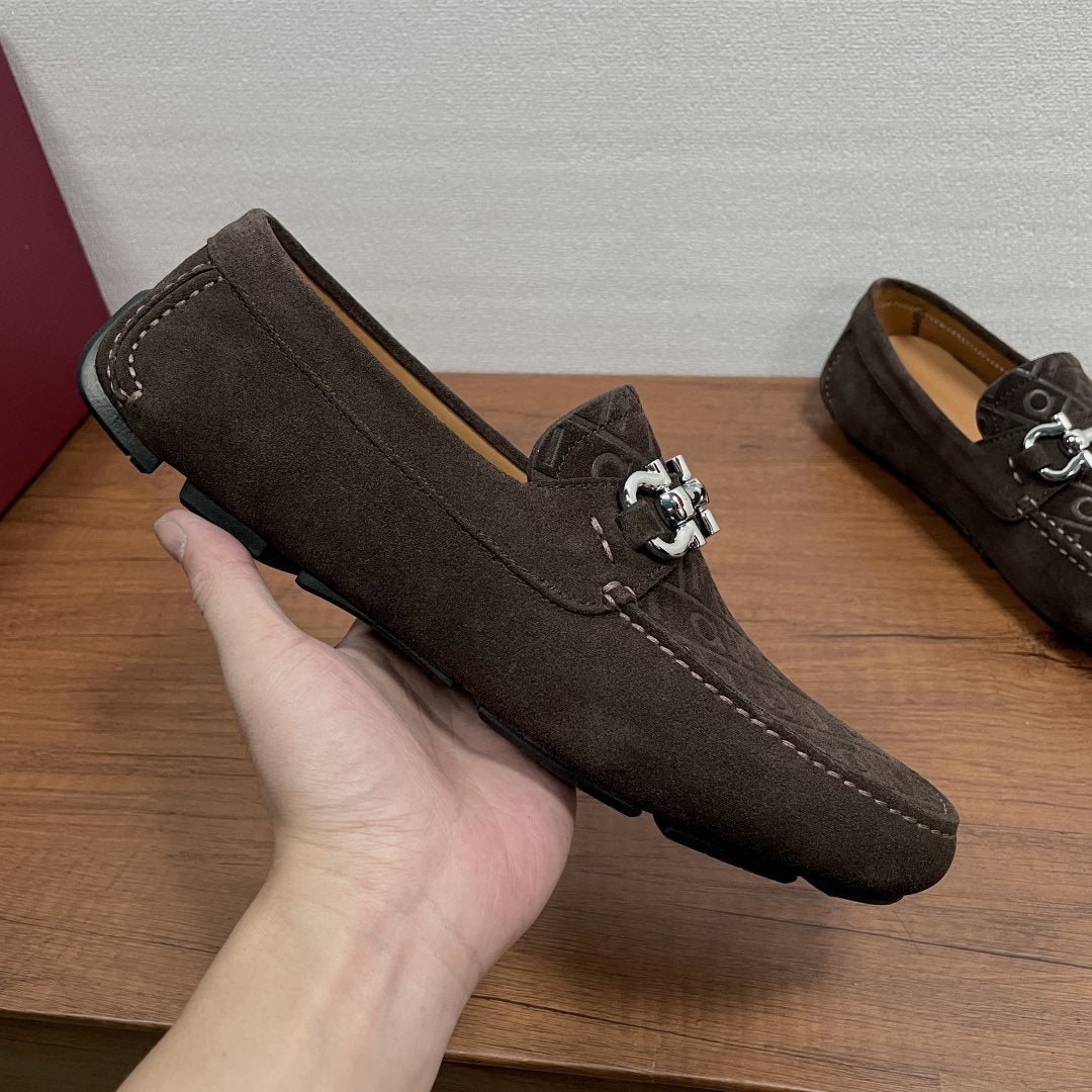 Ferragamo Horsebit Driving Shoes