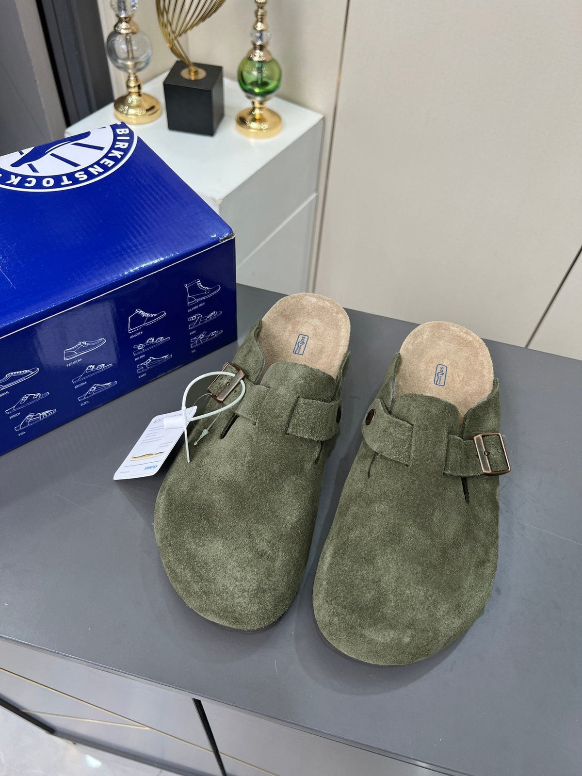 Birkenstock Closed-Toe Buckle Clogs