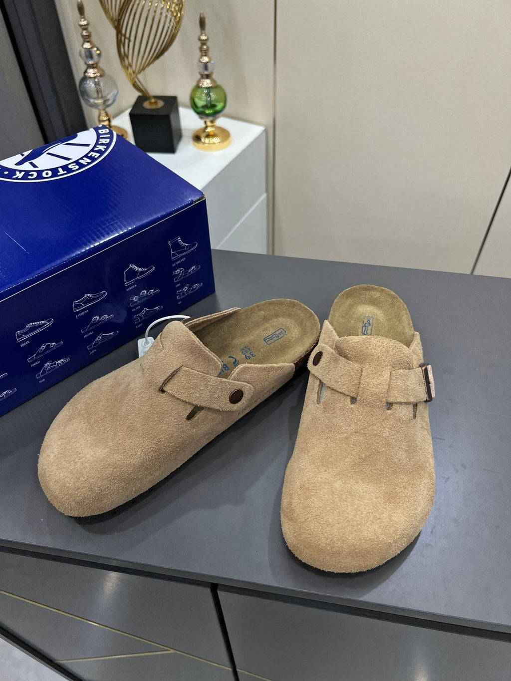Birkenstock Closed-Toe Buckle Clogs