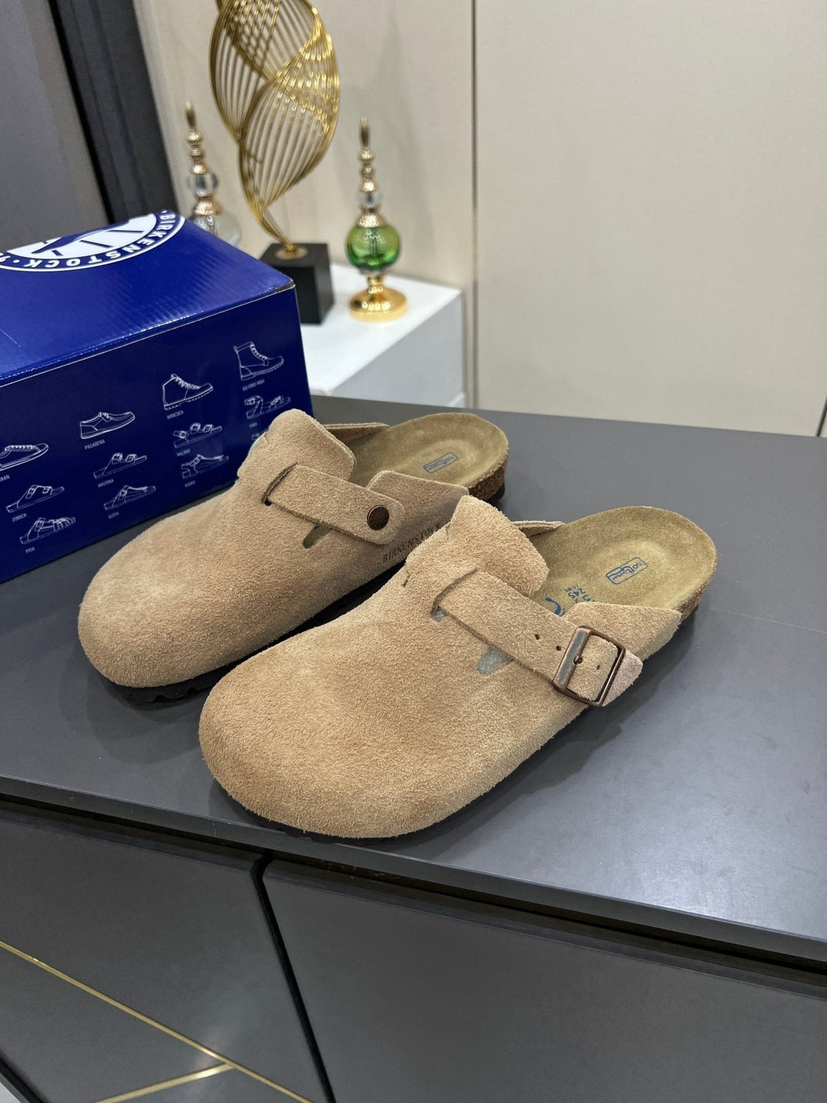Birkenstock Closed-Toe Buckle Clogs