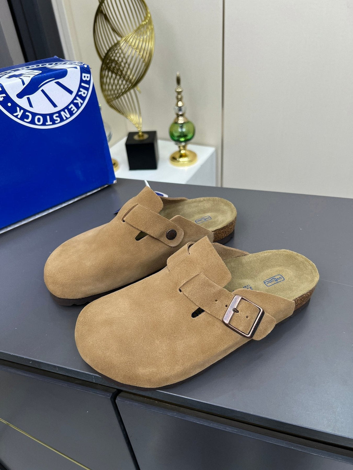 Birkenstock Closed-Toe Buckle Clogs