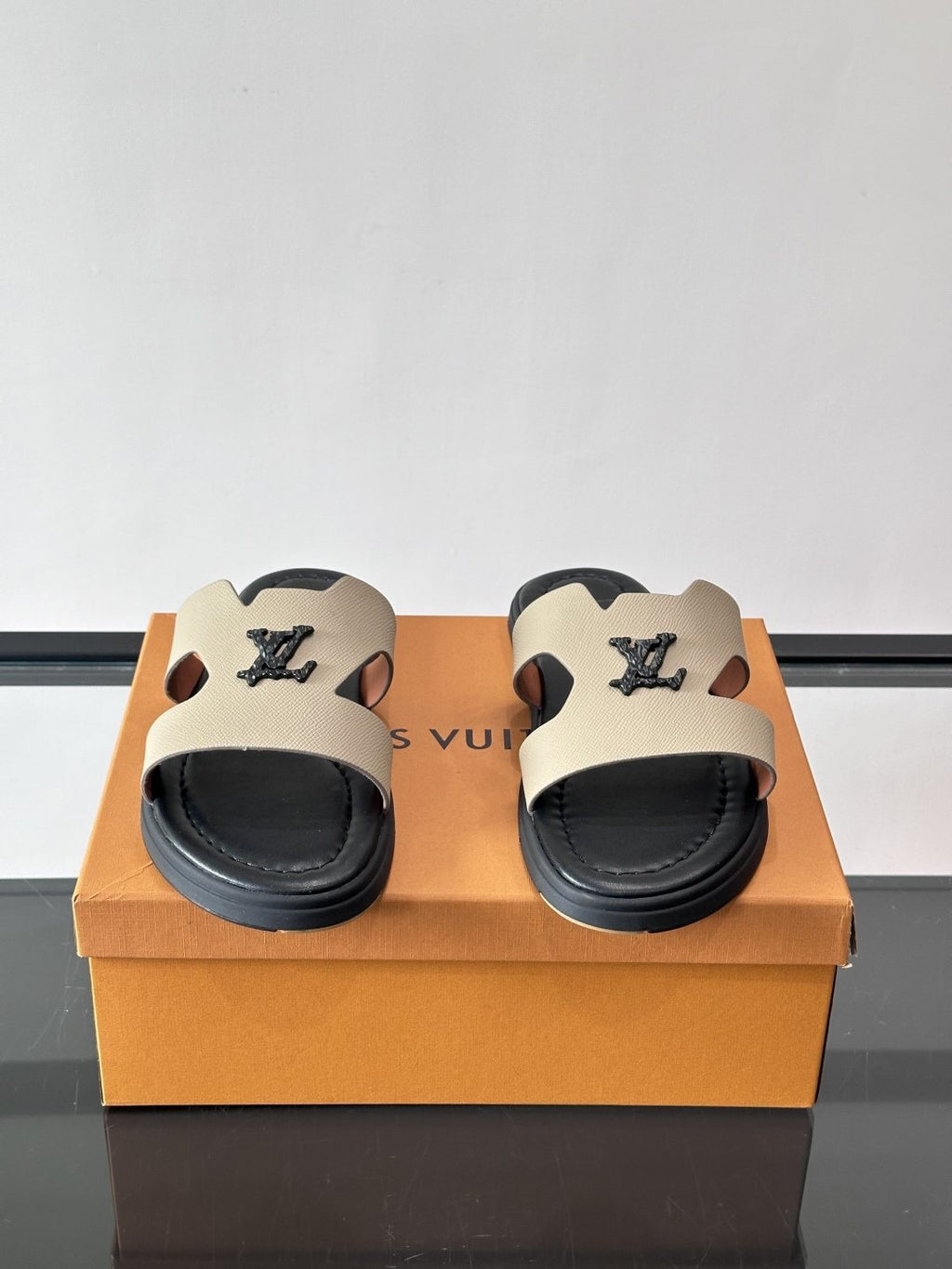 Louis Vuitton Isola Monogram Slide Sandals - Contoured Footbed