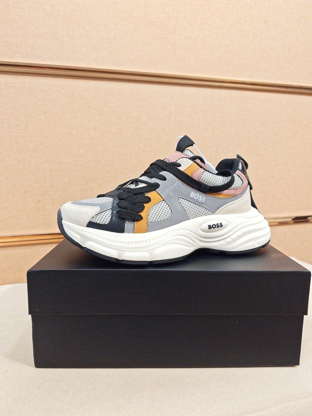 Hugo Boss Men's Mesh Panel Sneakers