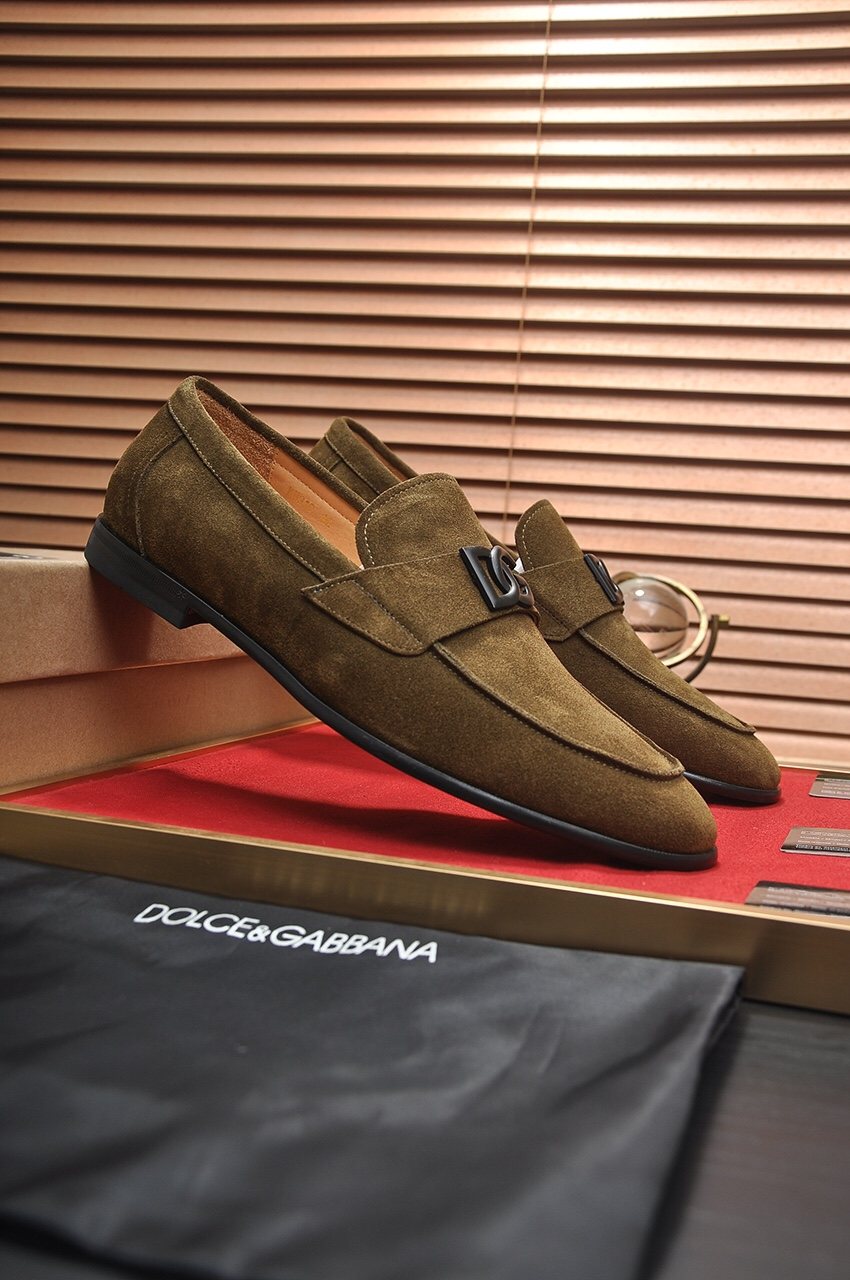 Dolce & Gabbana Bernini Buckle Loafers